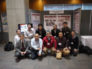 The staff of the CROSS-Tokai exhibitor's booth